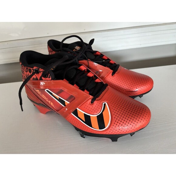 Size 8- Nike Alpha Menace 4 Pro  Red Black Football Cleats | FQ3984-600